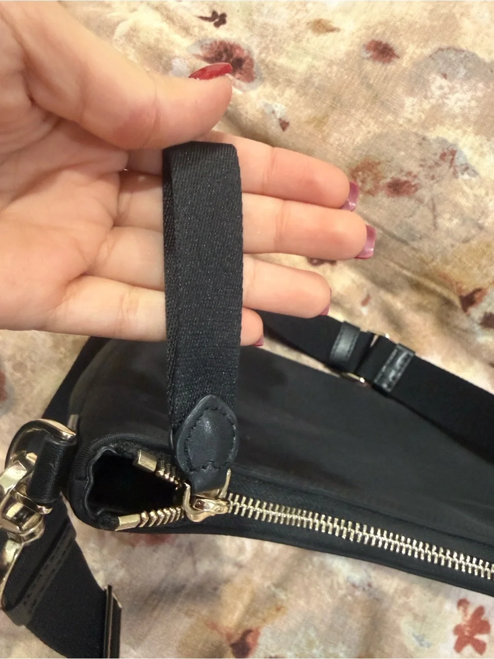 kate spade Black Shoulder Bag with Gold Hardware